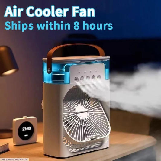 Portable Mini Air Cooler Fan with Water Mist-USB Rechargeable