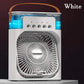 Portable Mini Air Cooler Fan with Water Mist-USB Rechargeable