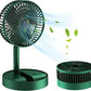 USB Rechargeable Fan Portable Electric Mini Fan Foldable Telescopic Fan