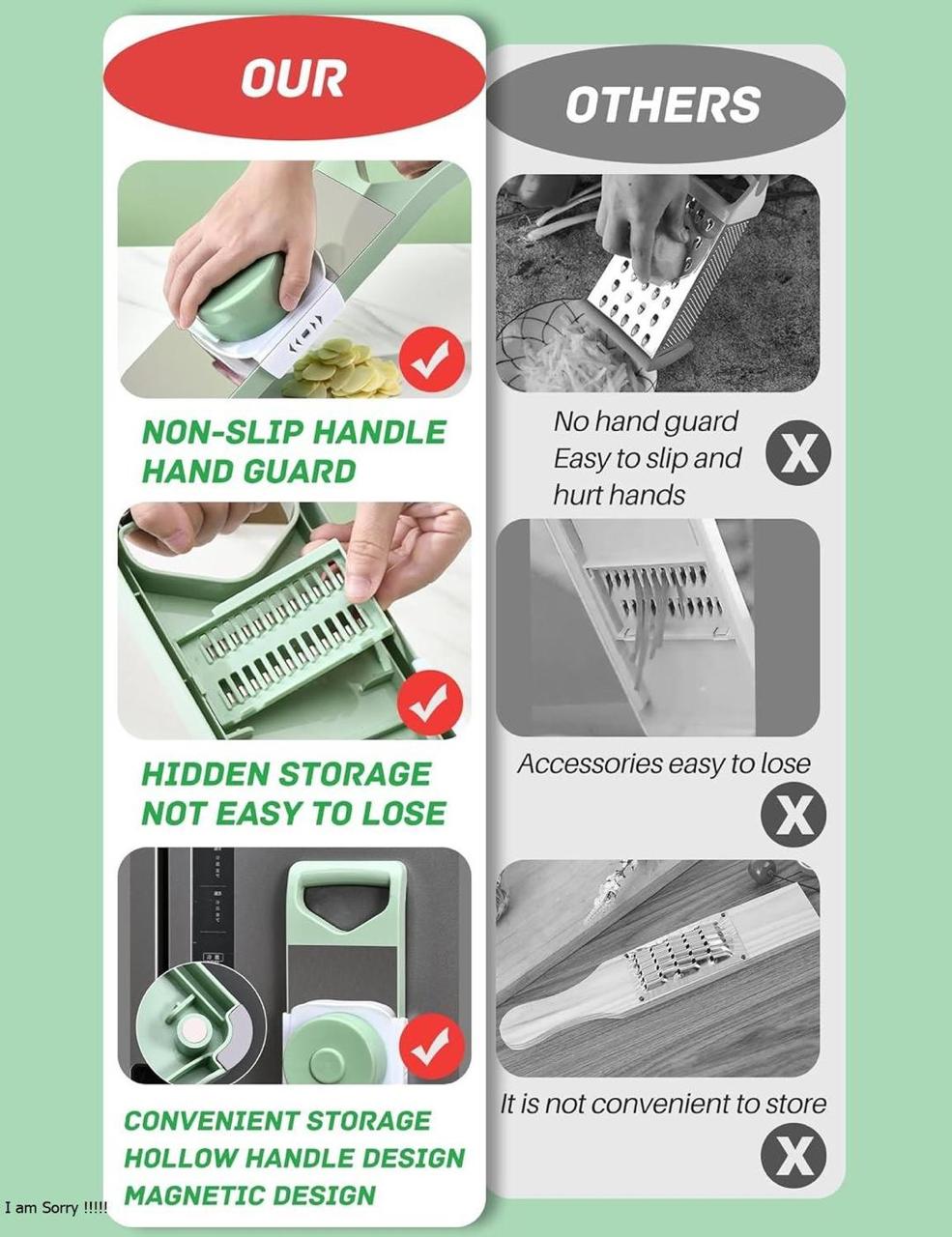Multifunction Vegetable Cutter & Slicer