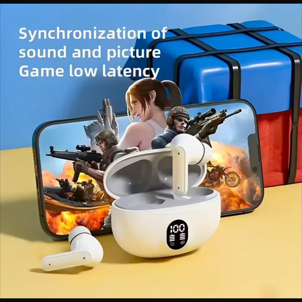 Wireless Bluetooth Earbuds – HD Sound & Long Battery Life