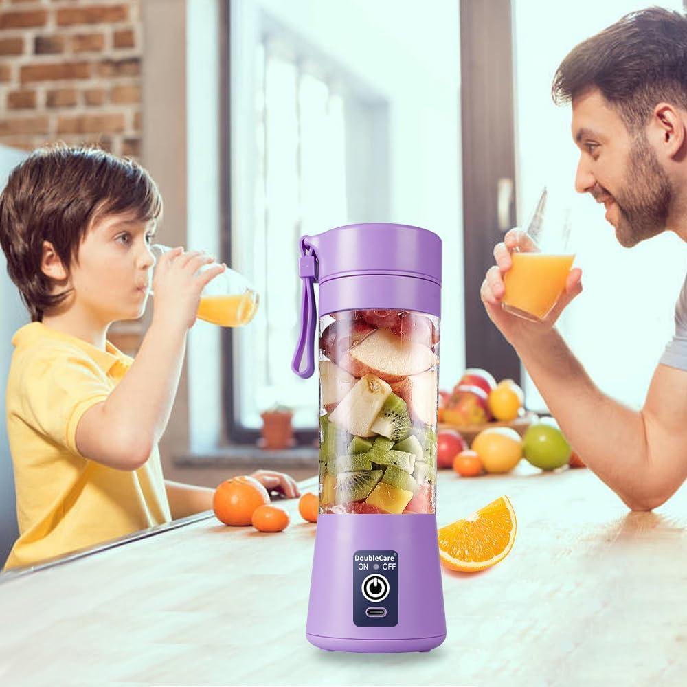 Portable USB Rechargeable Juicer Blender – Fresh Smoothies Anywhere (380ml)