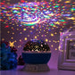 Star Moon Light Rotating Projector Lamp