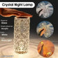 16 Colors Rose Touch Crystal Desk Lamp