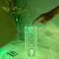 16 Colors Rose Touch Crystal Desk Lamp