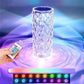 16 Colors Rose Touch Crystal Desk Lamp