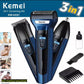 KEMEI 3 In 1 Rechargeable Electric Men,s ShaverAshiyana Shopping Mall